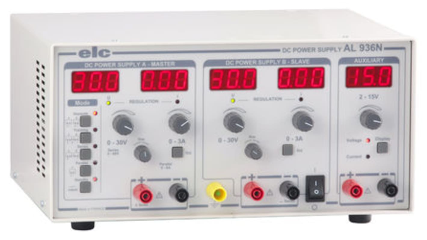 Alimentatore da banco ELC AL936N, Cert. ISO