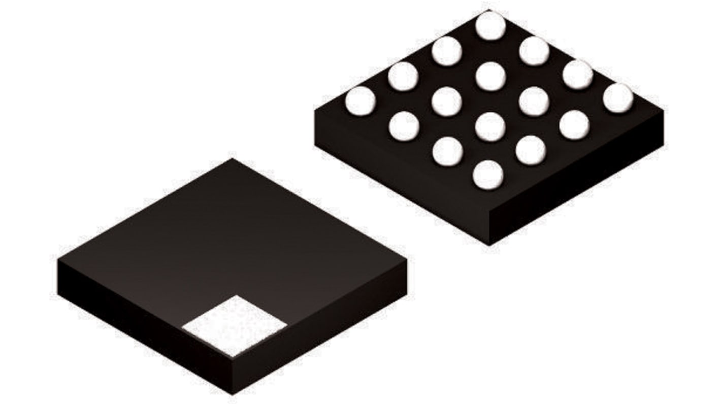 DG2501DB-T2-GE1 Vishay, Analogue Switch Quad SPST, 1.8 → 5.5 V, 16-Pin WCSP