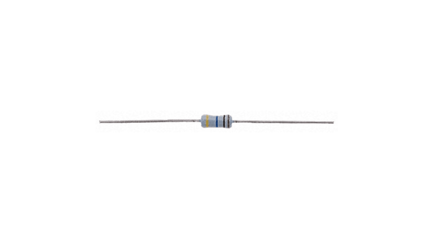 Vishay 金属釉电阻, 1.8MΩ, 0.5W, ±5%容差, ±200ppm/°C, VR37系列