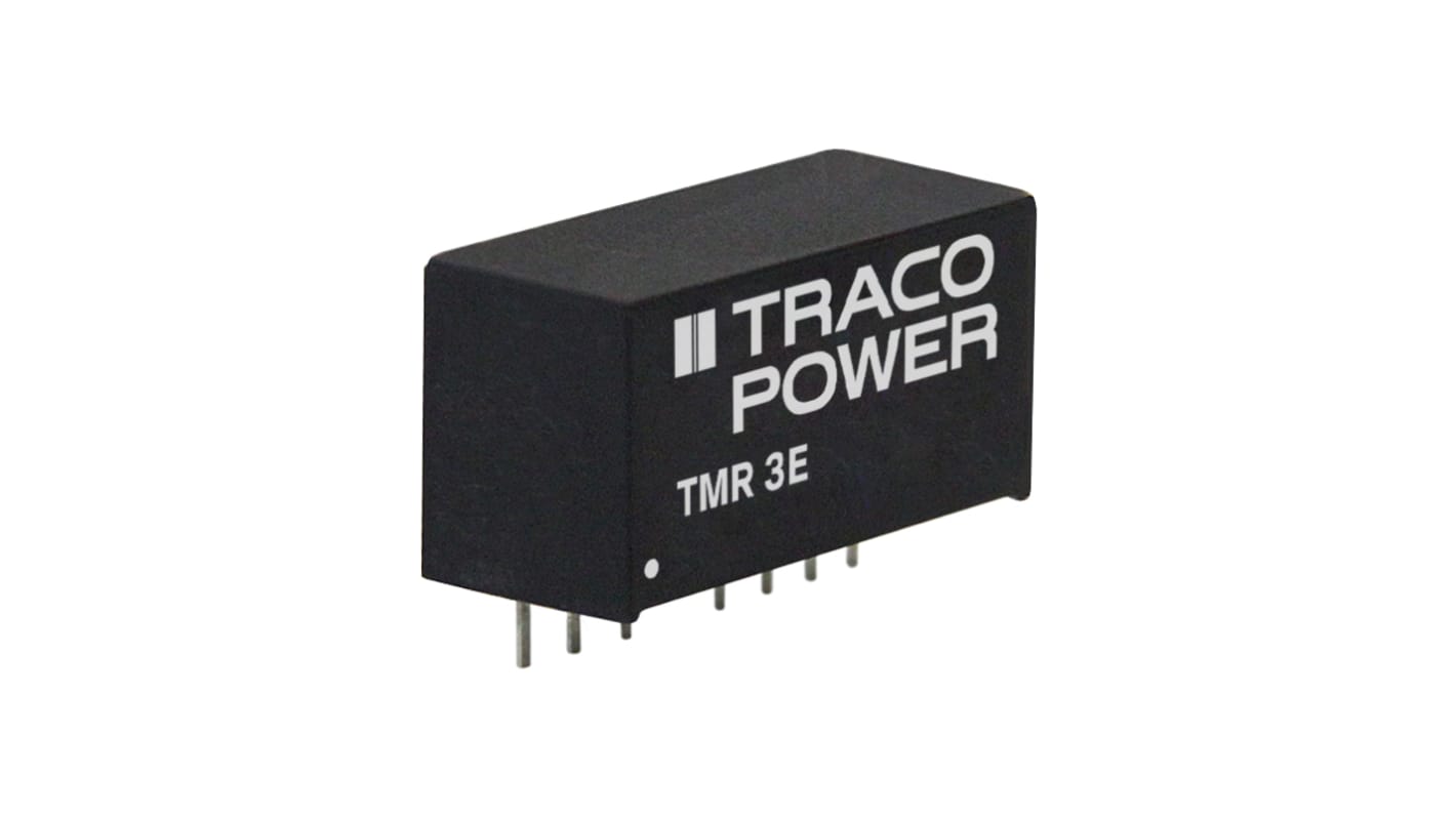 TRACOPOWER TMR 3E DC/DC-Wandler 3W 12 V dc IN, 5V dc OUT / 600mA Durchsteckmontage 1.5kV dc isoliert