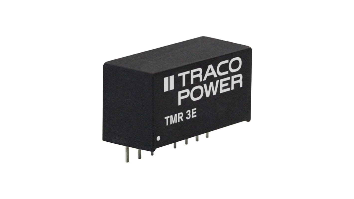 TRACOPOWER TMR 3E DC/DC-Wandler 3W 5 V dc IN, ±12V dc OUT / ±125mA Durchsteckmontage 1.5kV dc isoliert