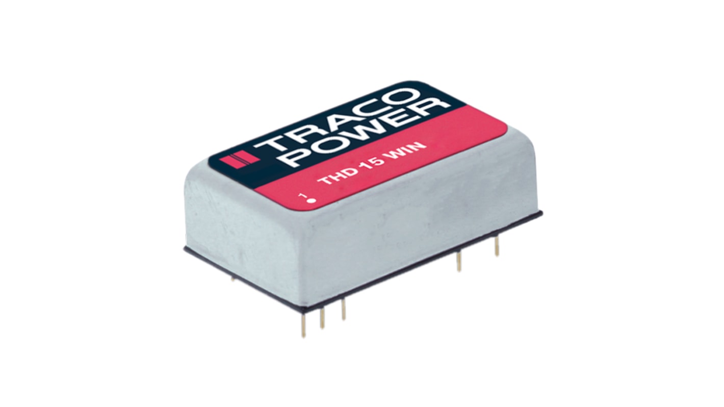 Convertitore c.c.-c.c. 15W, Vin 9 → 36 V c.c., Vout ±15V cc, 1.5kV cc
