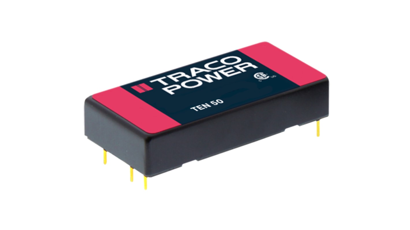 Przetwornica DC-DC, 50W, Uwe 9 → 18 V DC, Uwy 12V dc, Iwy 4.17A, TRACOPOWER