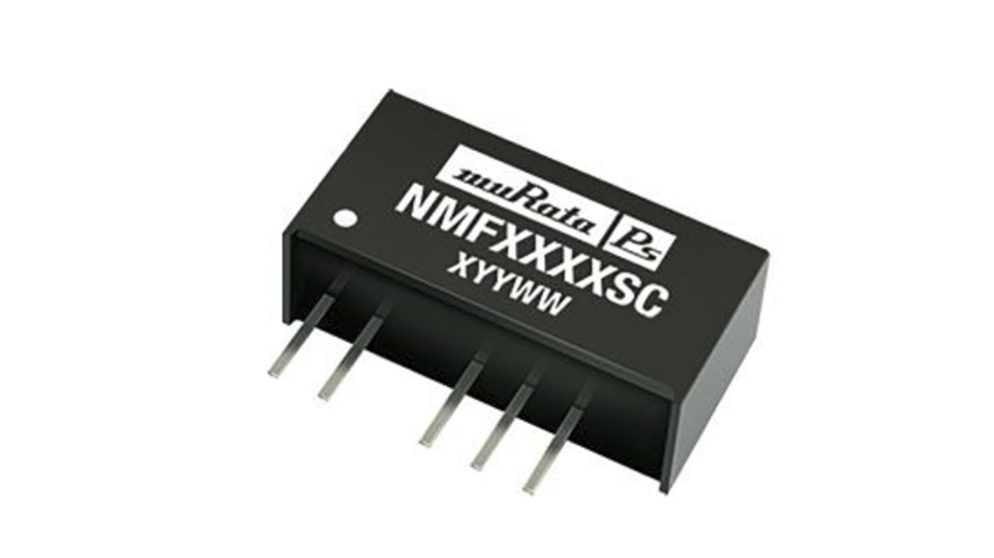 Murata NMF DC/DC-Wandler 1W 5 V dc IN, 12V dc OUT / 83mA Durchsteckmontage 1kV dc isoliert