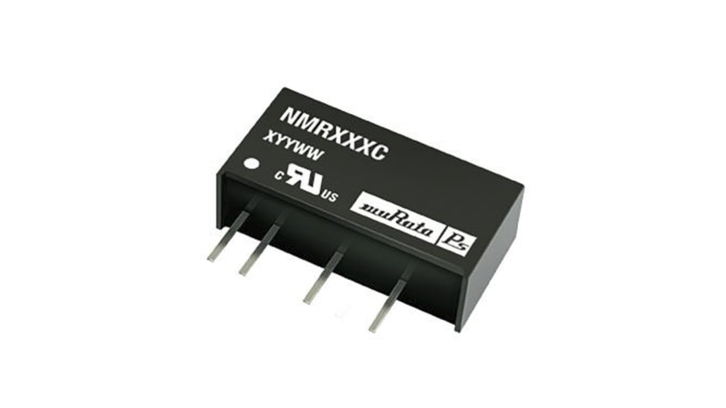 Murata Power Solutions NMR DC-DC Converter, 12V dc/ 83mA Output, 4.5 → 5.5 V dc Input, 1W, Through Hole, +85°C