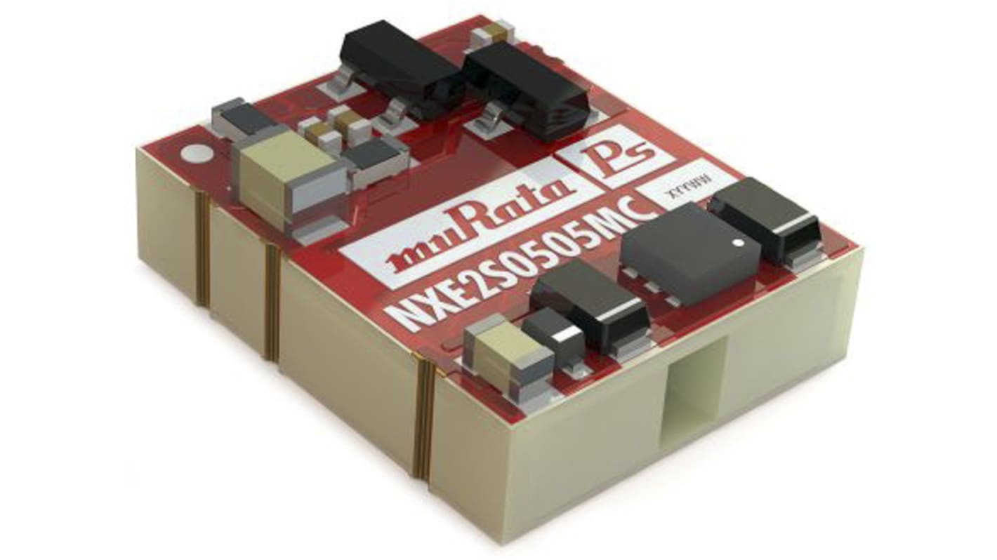 Murata Power Solutions NXE2 DC-DC Converter, 5V dc/ 400mA Output, 10.8 → 13.2 V dc Input, 2W, Surface Mount,