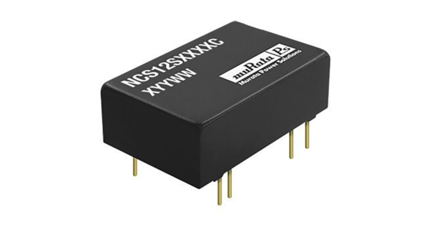 Murata Power Solutions NCS12 DC-DC Converter, 5V dc/ 2.4A Output, 9 → 36 V dc Input, 12W, Through Hole, +85°C