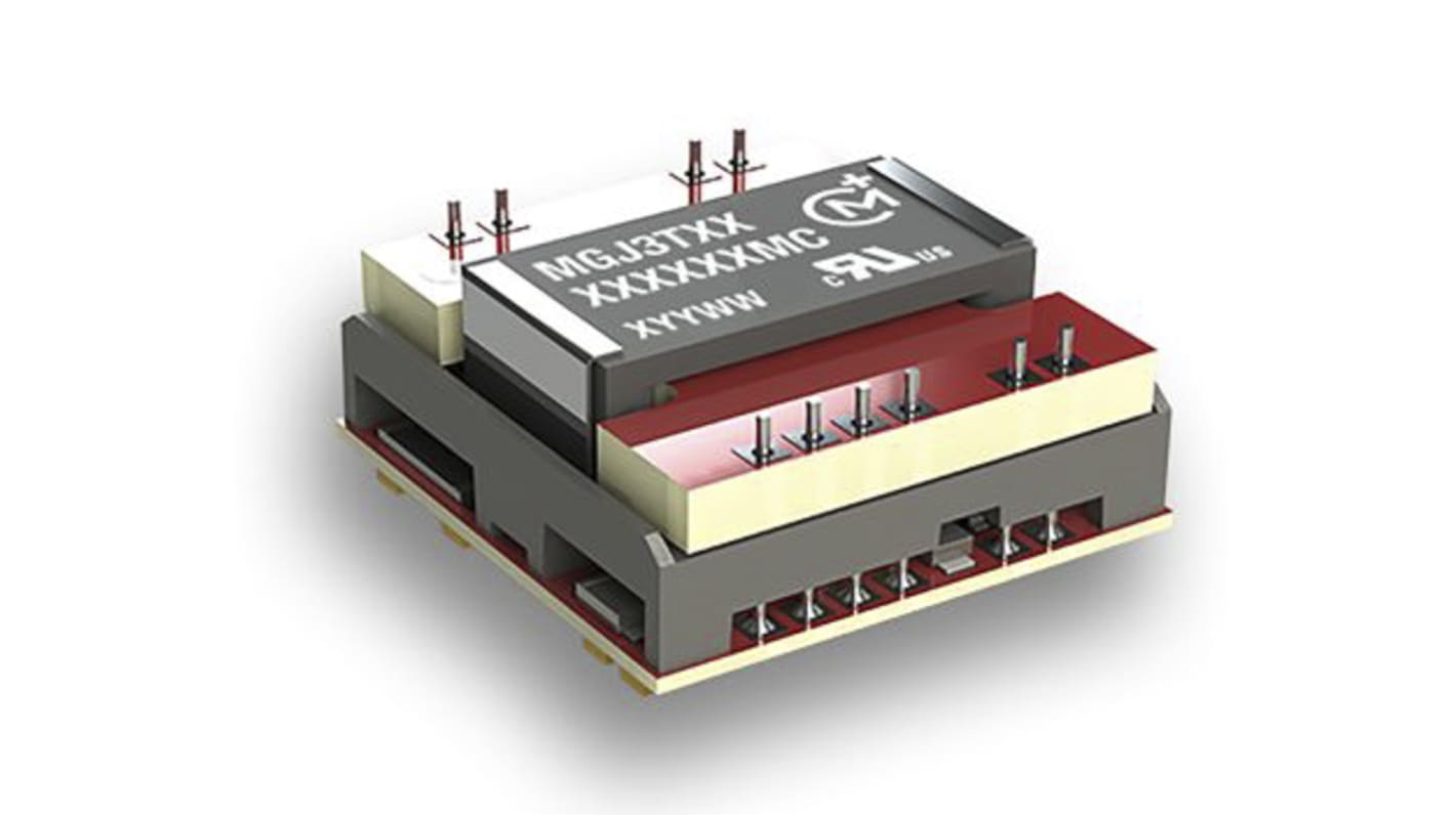 Murata Power Solutions MGJ3 DC-DC Converter, 5V dc/ 120mA Output, 9 → 18 V dc Input, 3W, Surface Mount, +105°C