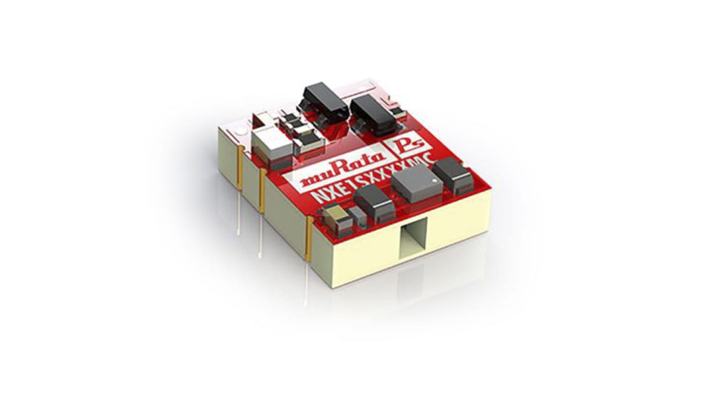 Murata Power Solutions NXE1 DC-DC Converter, 5V dc/ 200mA Output, 4.5 → 5.5 V dc Input, 1W, Surface Mount, +85°C