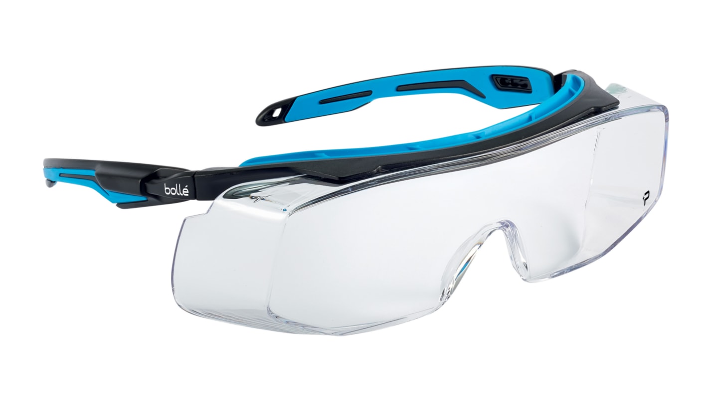 Bolle Safety TRYON OTG Schutzbrille Überbrille Linse Klar, kratzfest,  mit UV-Schutz