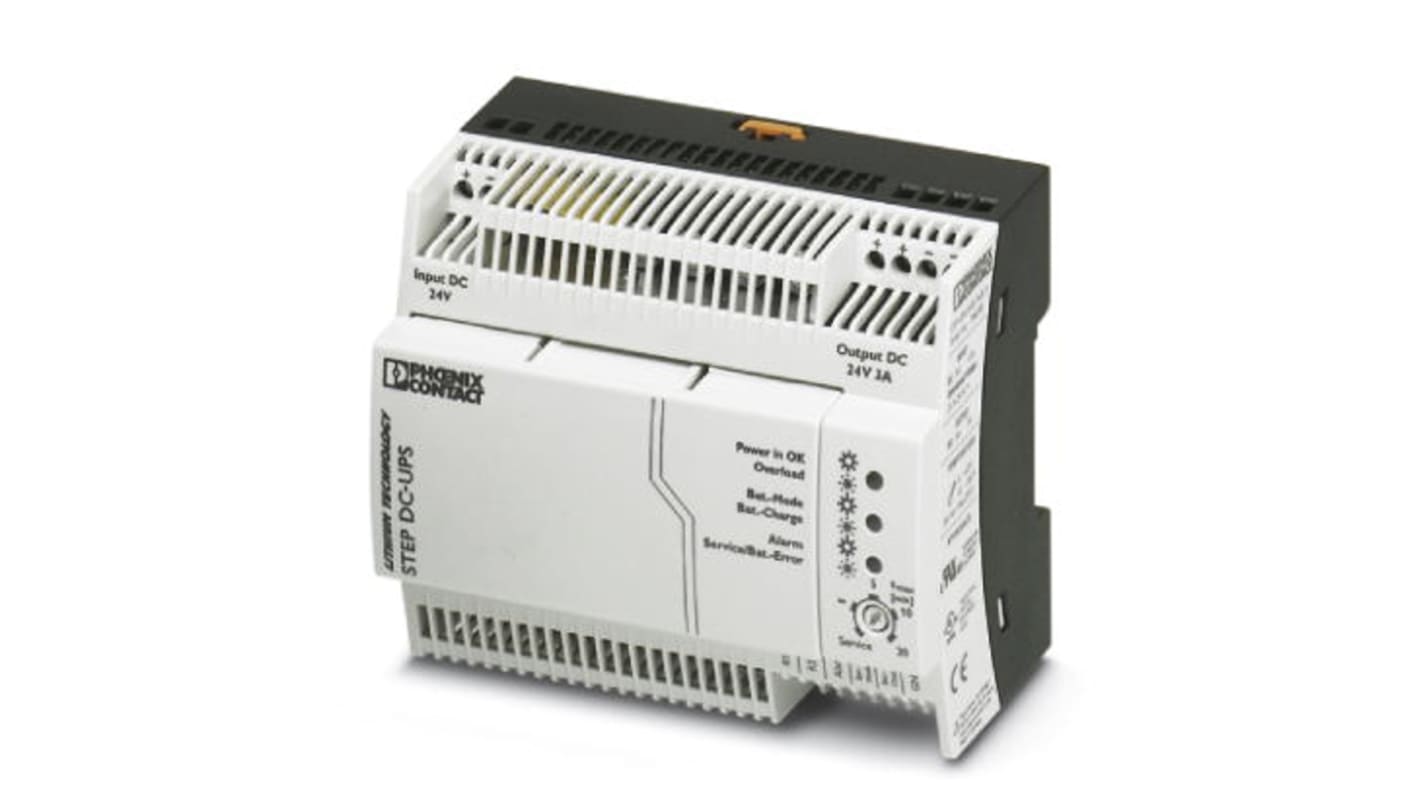 Phoenix Contact 24V dc Input DIN Rail Uninterruptible Power Supply