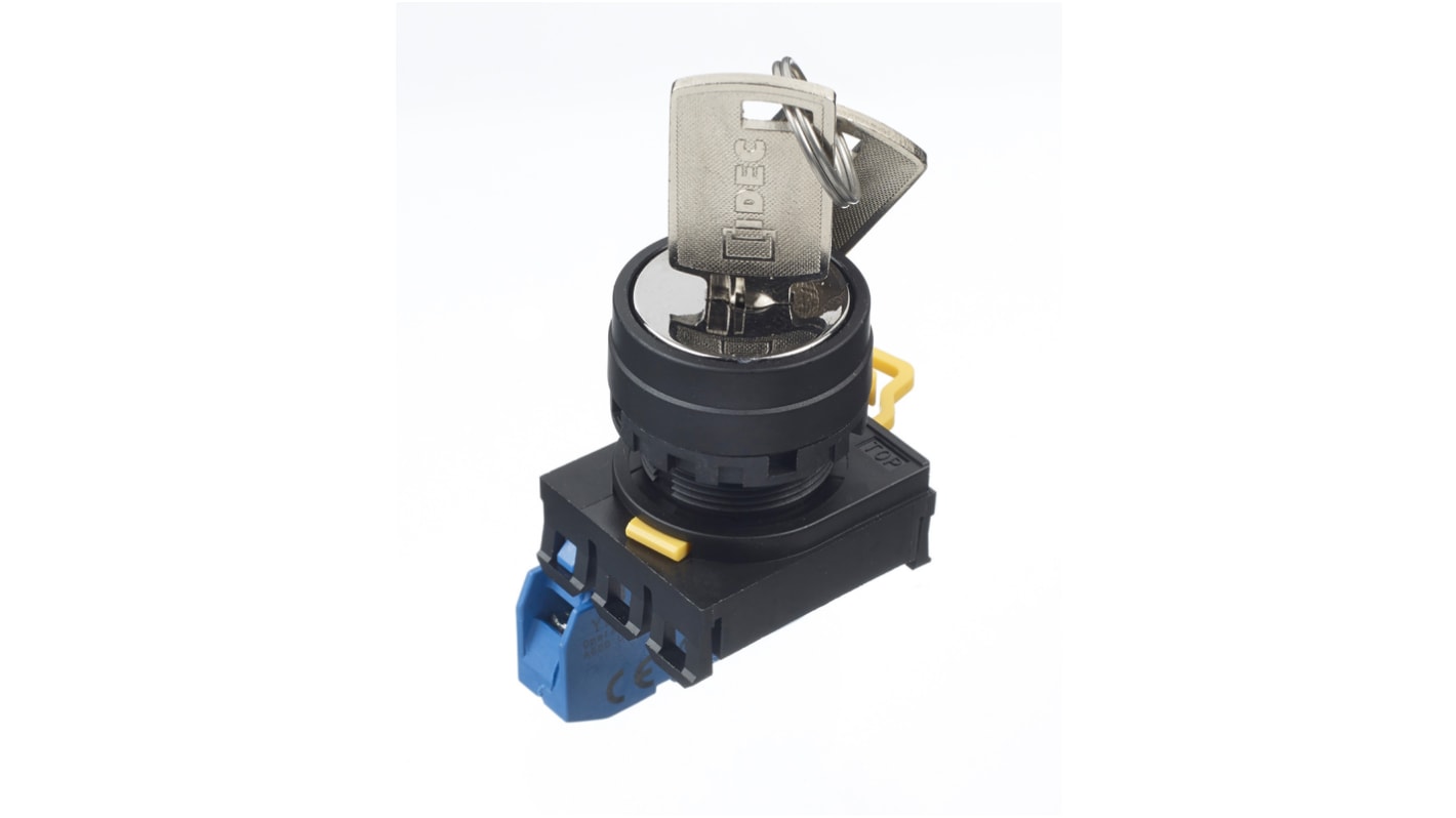 Interruttore a chiave YW1K-2AE10 a 2 posizioni, SPST con tenuta IP65