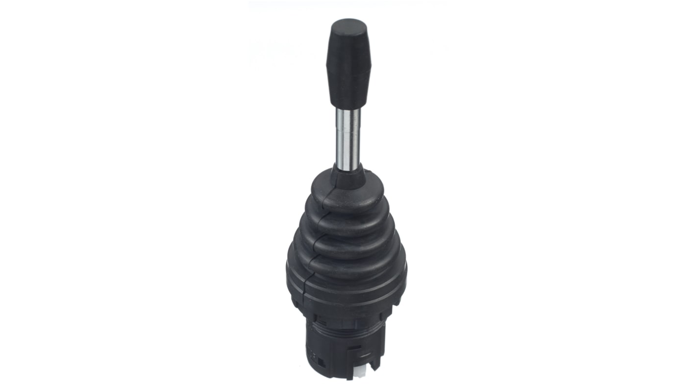 Przełącznik typu joystick 1-osiowy Sprężyna powrotna 2NO Idec IP65 Śruba Dźwignia
