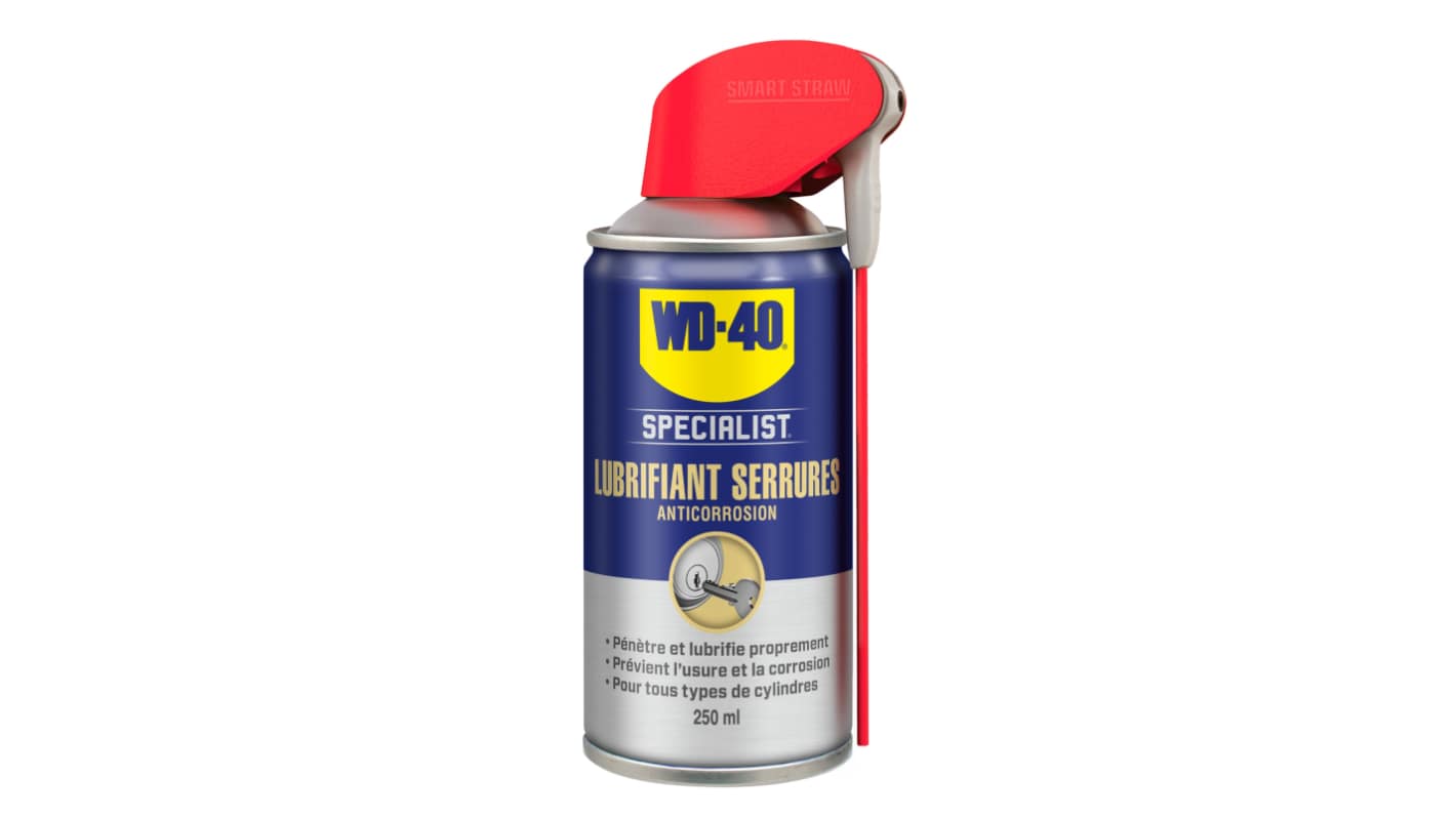 Lubrifiant pour serrures Spray Double Position WD‑40 SPECIALIST, Aérosol 250 ml