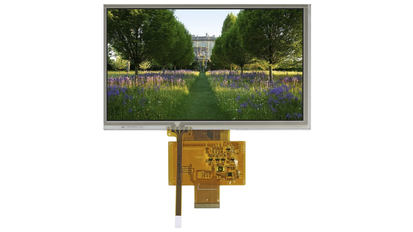 Midas MCT070PC12W800480LML LCD Colour Display, 7in, 800 x 480pixels