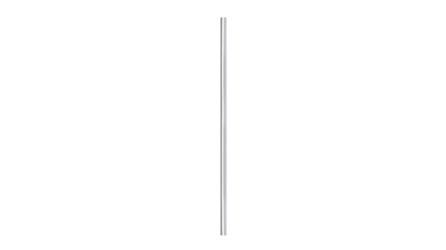 Patlite Silver Non-threaded Pole for use with LR, SL, SK, SF, NE-A, NE-IL Series