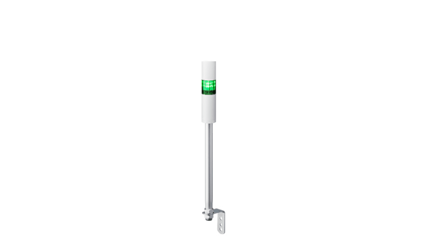 Colonnes lumineuses pré-configurées à LED Feu Flash, Fixe, Coloré avec Buzzer, série LR4, 24 V c.c.