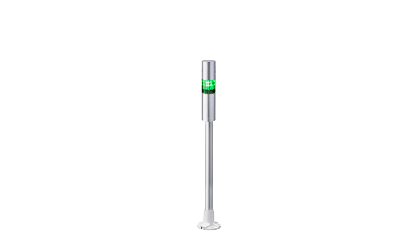 Rs-Online Torretta di segnalazione Patlite 24 V c.c. LED 1 elemento lenti A colori con Cicalino