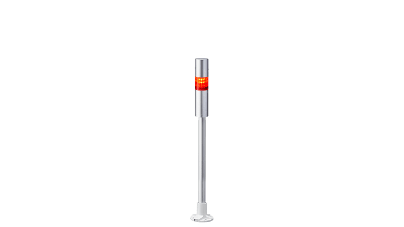 Rs-Online Torretta di segnalazione Patlite 24 V c.c. LED 1 elemento lenti A colori con Cicalino