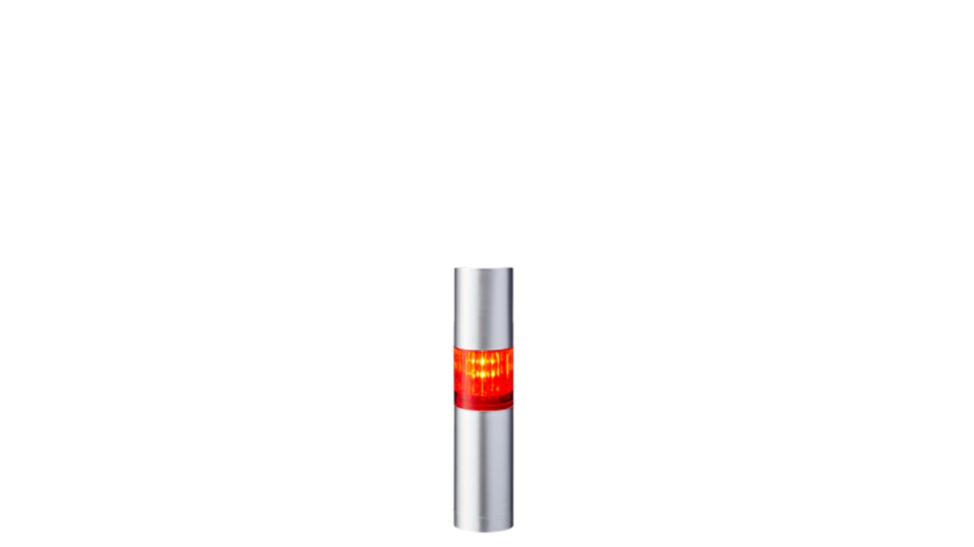 Rs-Online Torretta di segnalazione Patlite 24 V c.c. LED 1 elemento lenti A colori con Cicalino