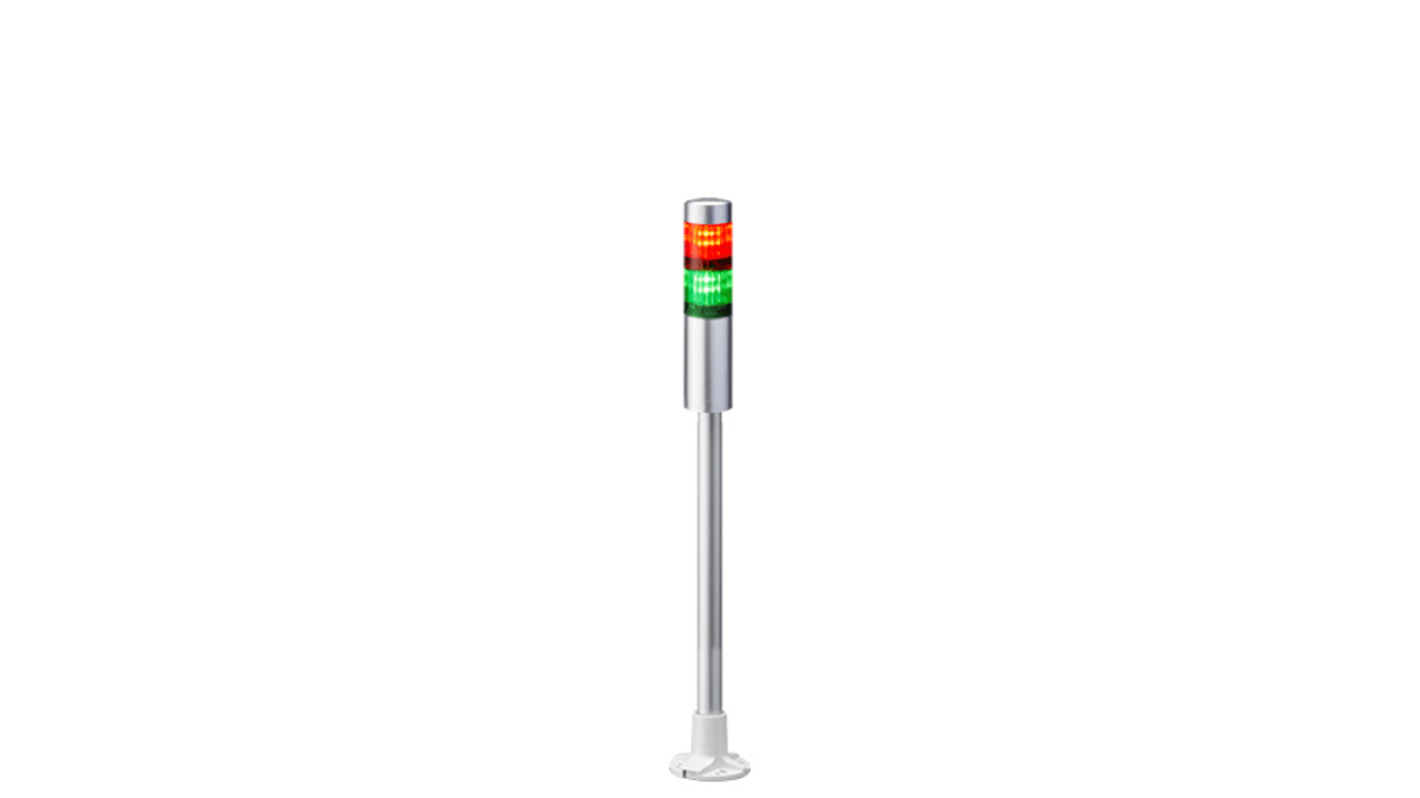 Rs-Online Torretta di segnalazione Patlite 24 V c.c. LED 2 elementi lenti A colori