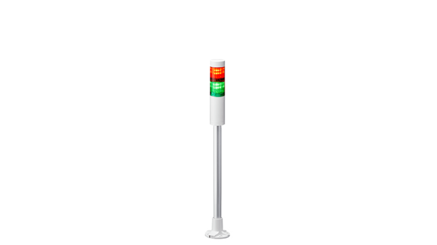 Rs-Online Torretta di segnalazione Patlite 24 V c.c. LED 2 elementi lenti A colori