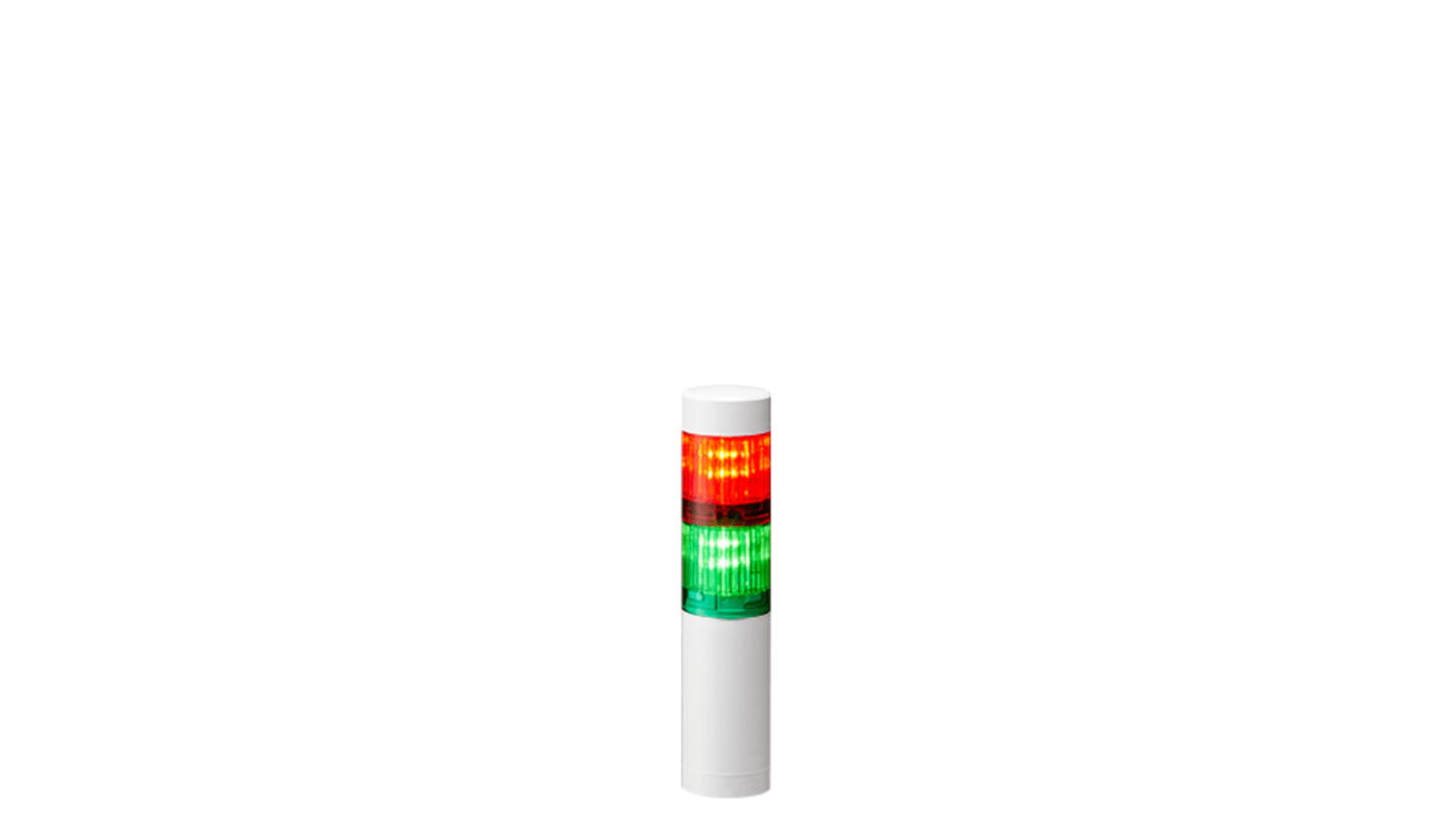 Patlite LR4 LED Signalturm 2-stufig mehrfarbig LED Rot/Grün Dauer 179mm Multifunktion