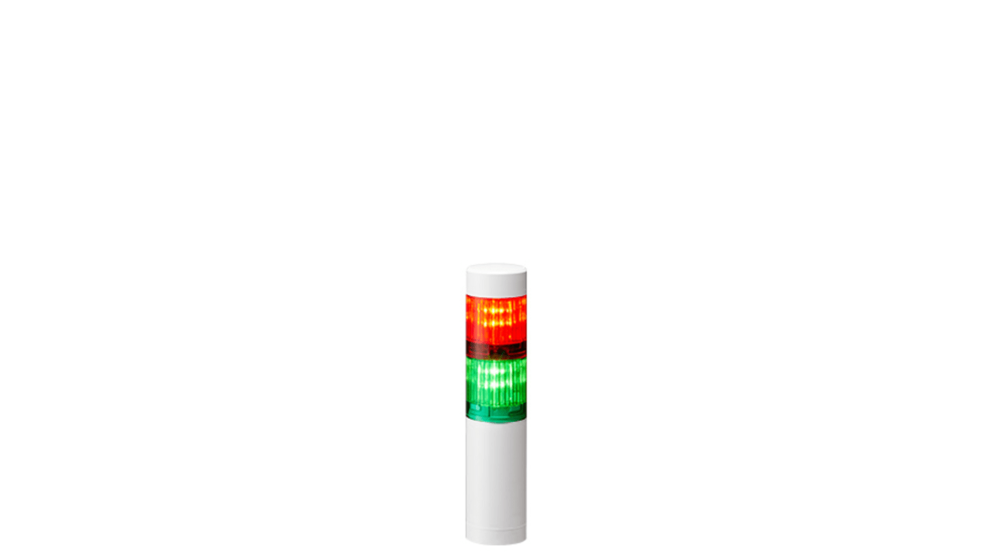 Rs-Online Torretta di segnalazione Patlite 24 V c.c. LED 2 elementi lenti A colori