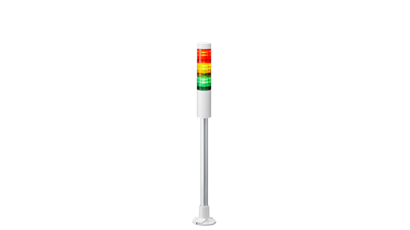 Rs-Online Torretta di segnalazione Patlite 24 V c.c. LED 3 elementi lenti A colori