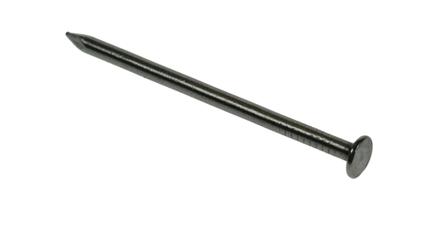 RS PRO Bright Round Nails; 65mm x 3.35mm; 500g Bag