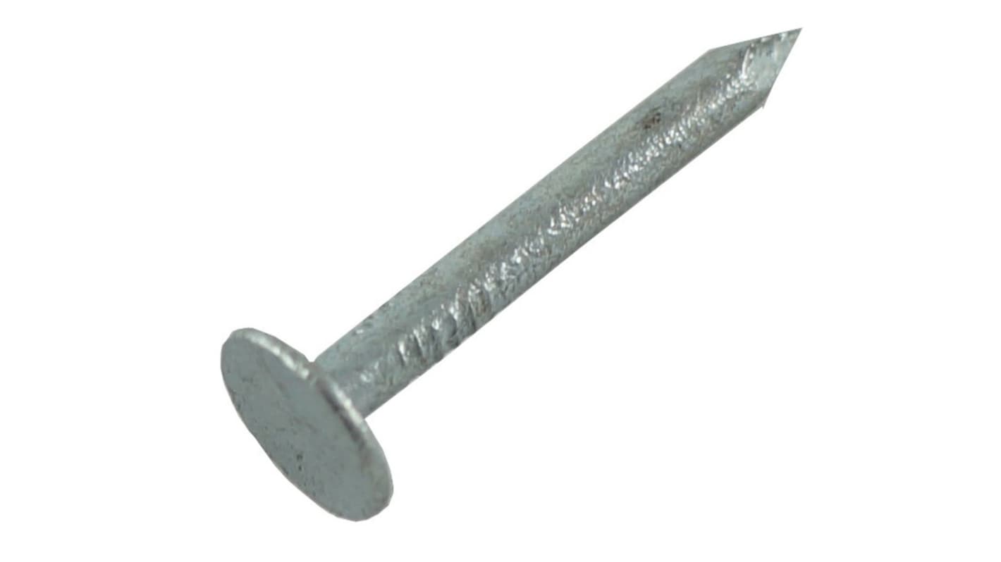 RS PRO Galvanised Nails; 30mm x 2.65mm; 500g Bag