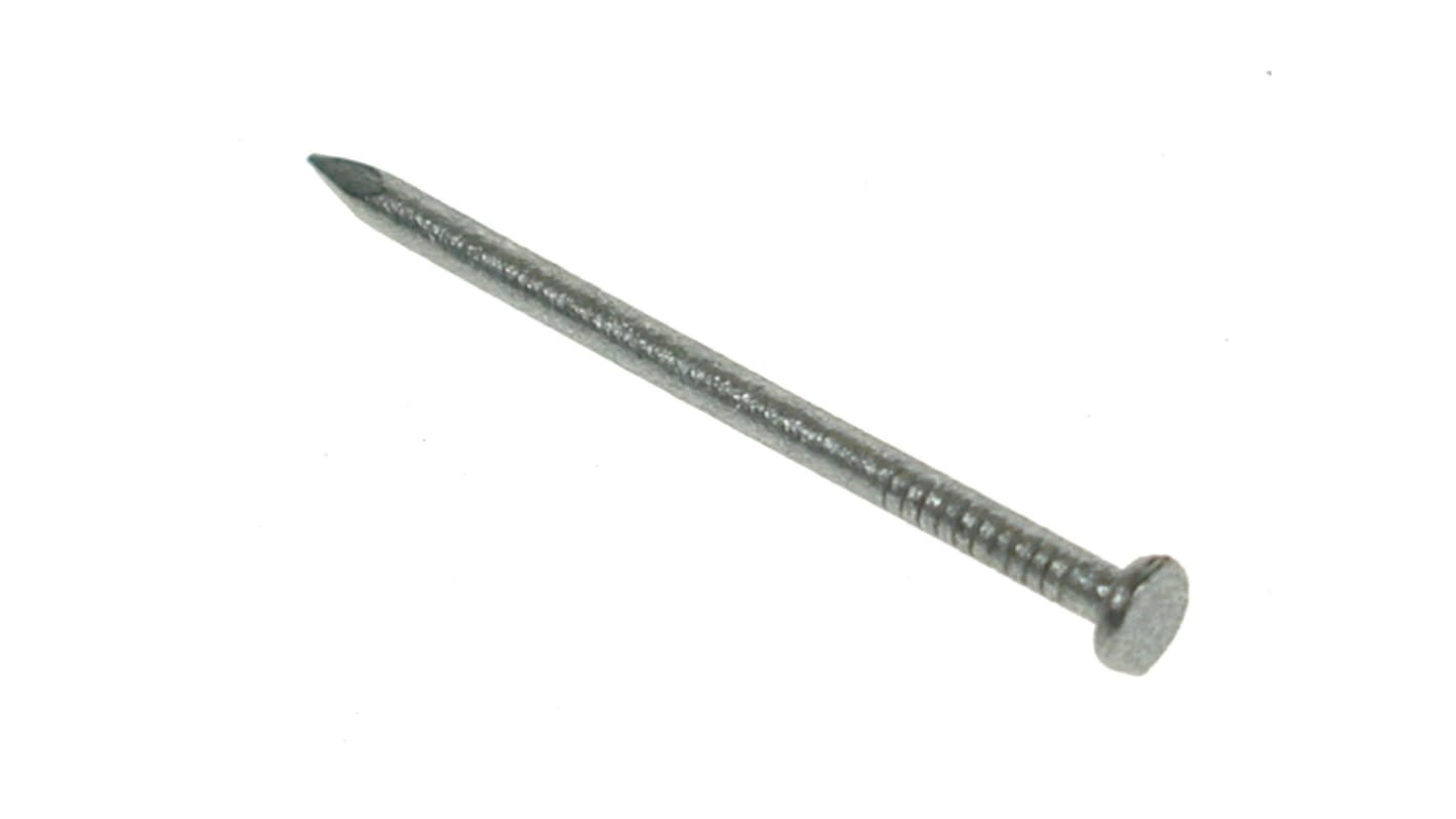RS PRO Galvanised Round Nails; 65mm x 2.65mm; 500g Bag