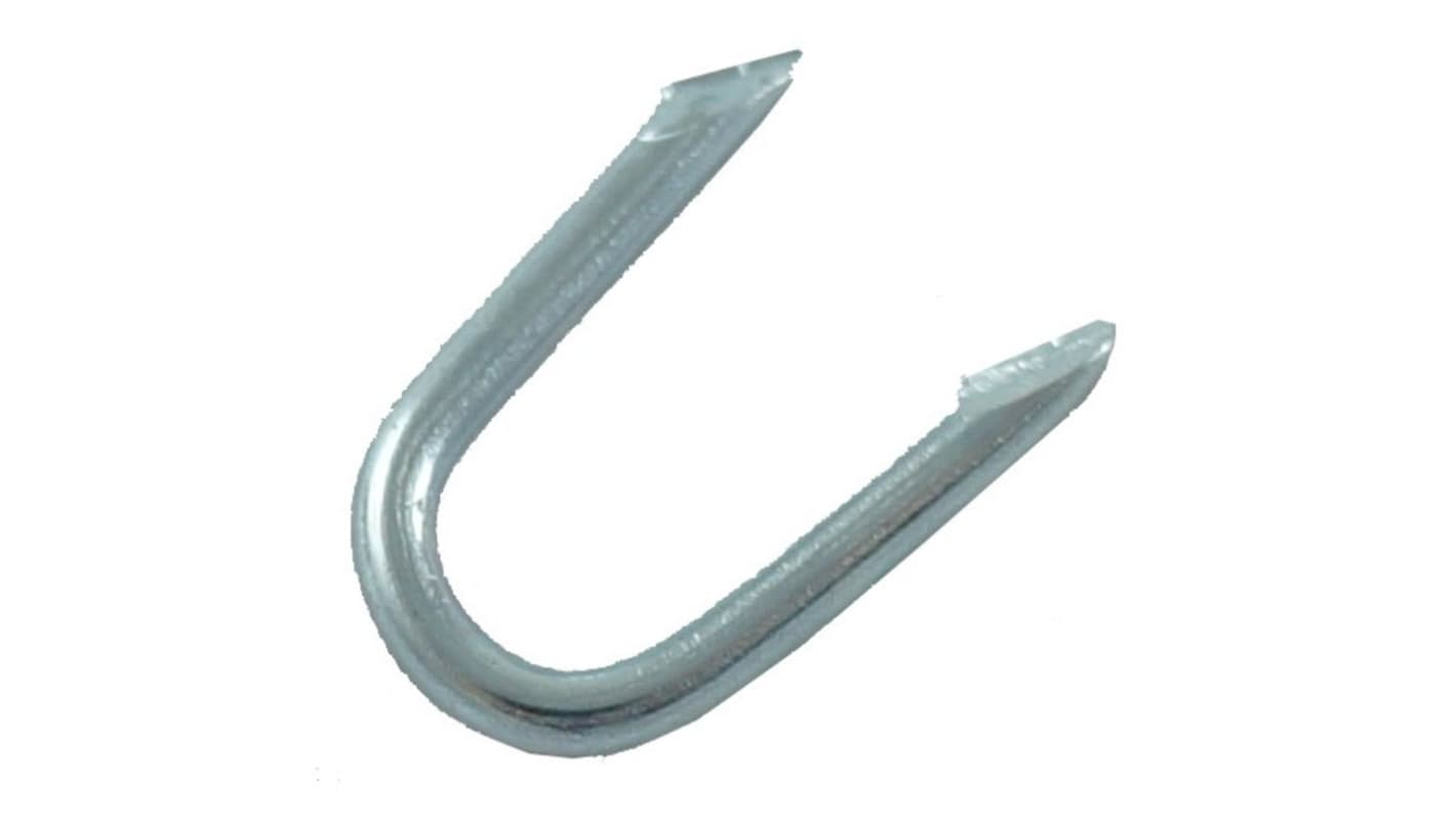 RS PRO Galvanised Netting Staples; 20mm x 2mm; 500g Bag