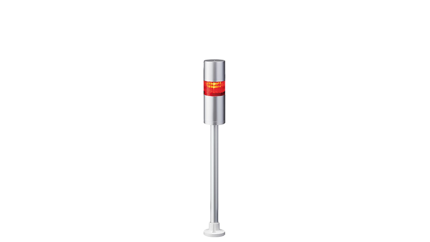 Rs-Online Torretta di segnalazione Patlite 24 V c.c. LED 1 elemento lenti A colori con Cicalino