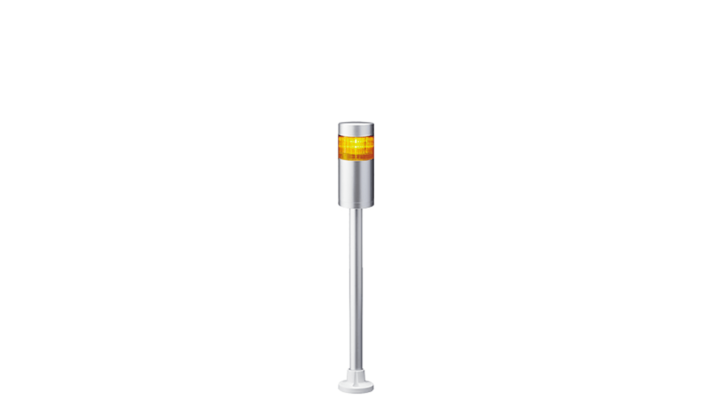 Rs-Online Torretta di segnalazione Patlite 24 V c.c. LED 1 elemento lenti Giallo