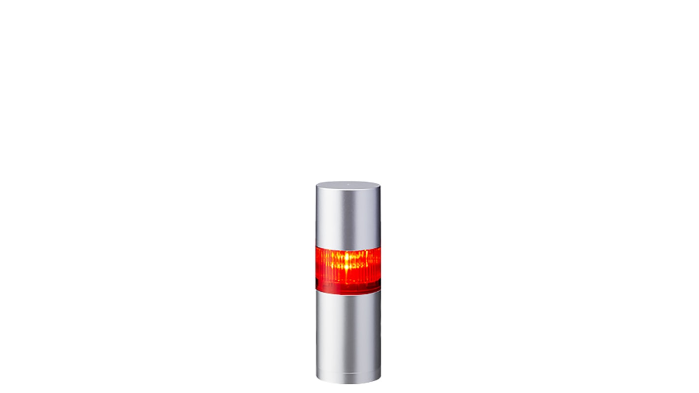 Rs-Online Torretta di segnalazione Patlite 24 V c.c. LED 1 elemento lenti A colori con Cicalino