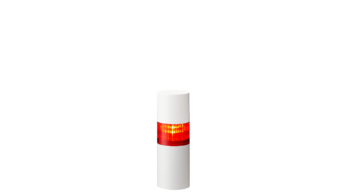 Rs-Online Torretta di segnalazione Patlite 24 V c.c. LED 1 elemento lenti A colori con Cicalino