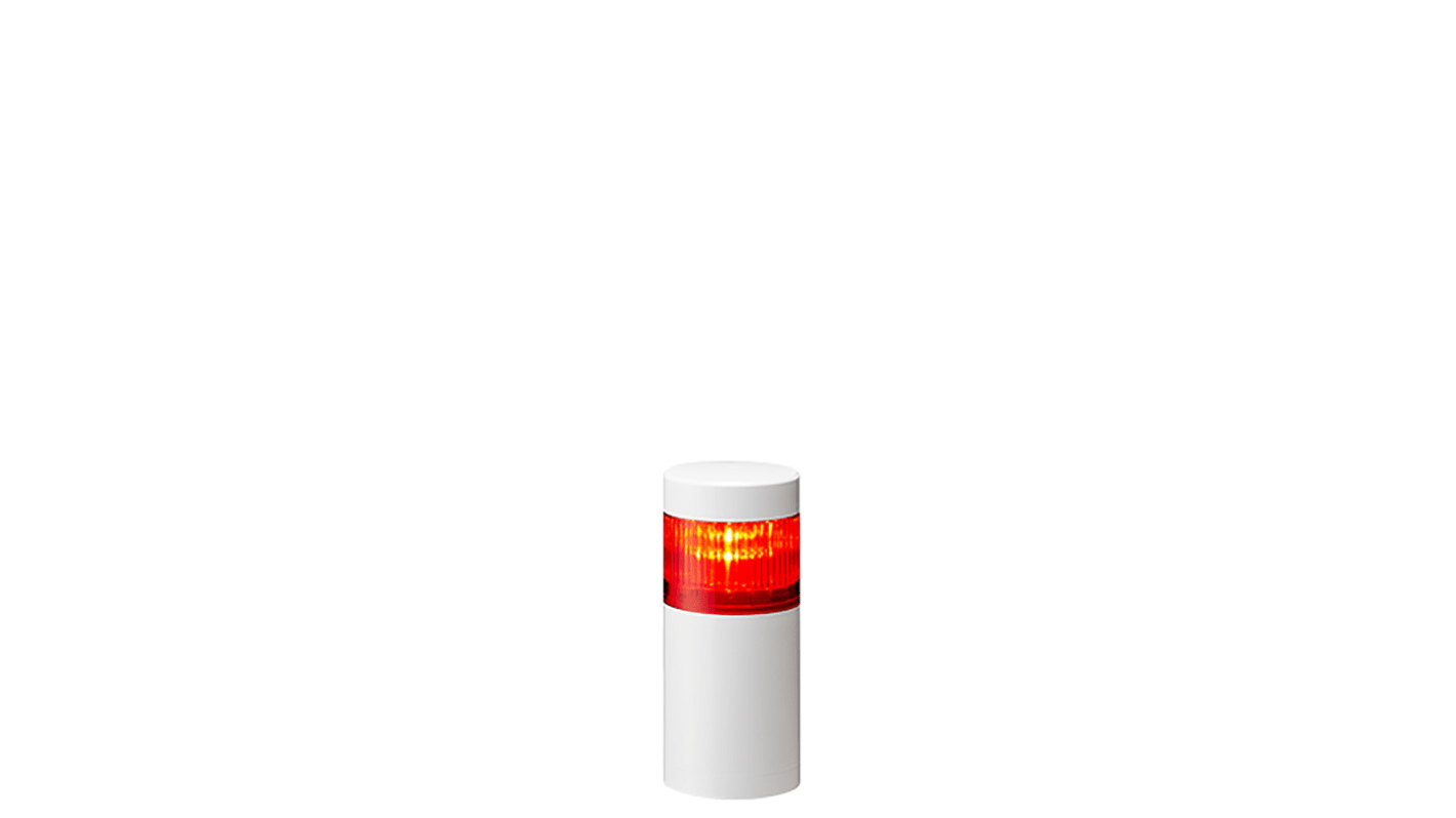 Rs-Online Torretta di segnalazione Patlite 24 V c.c. LED 1 elemento lenti A colori
