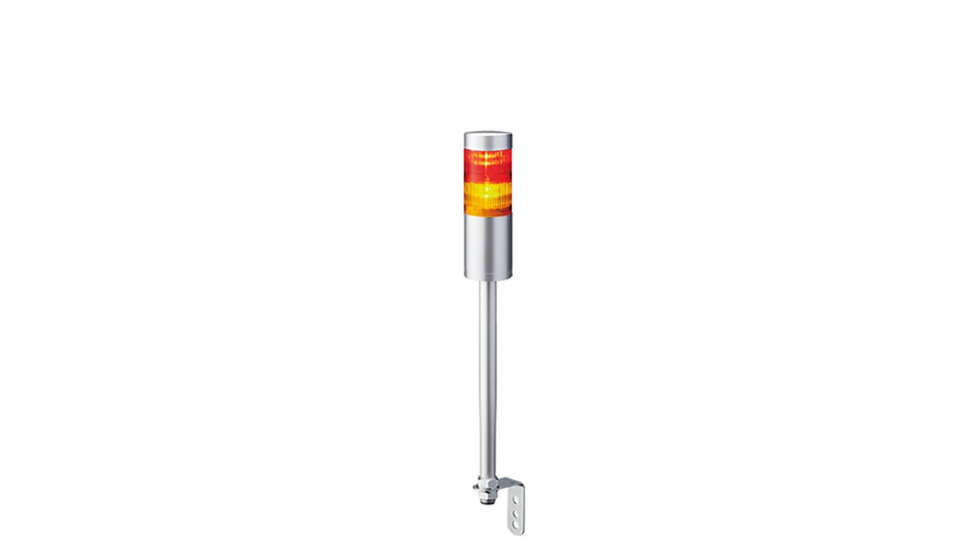 Rs-Online Torretta di segnalazione Patlite 24 V c.c. LED 2 elementi lenti A colori