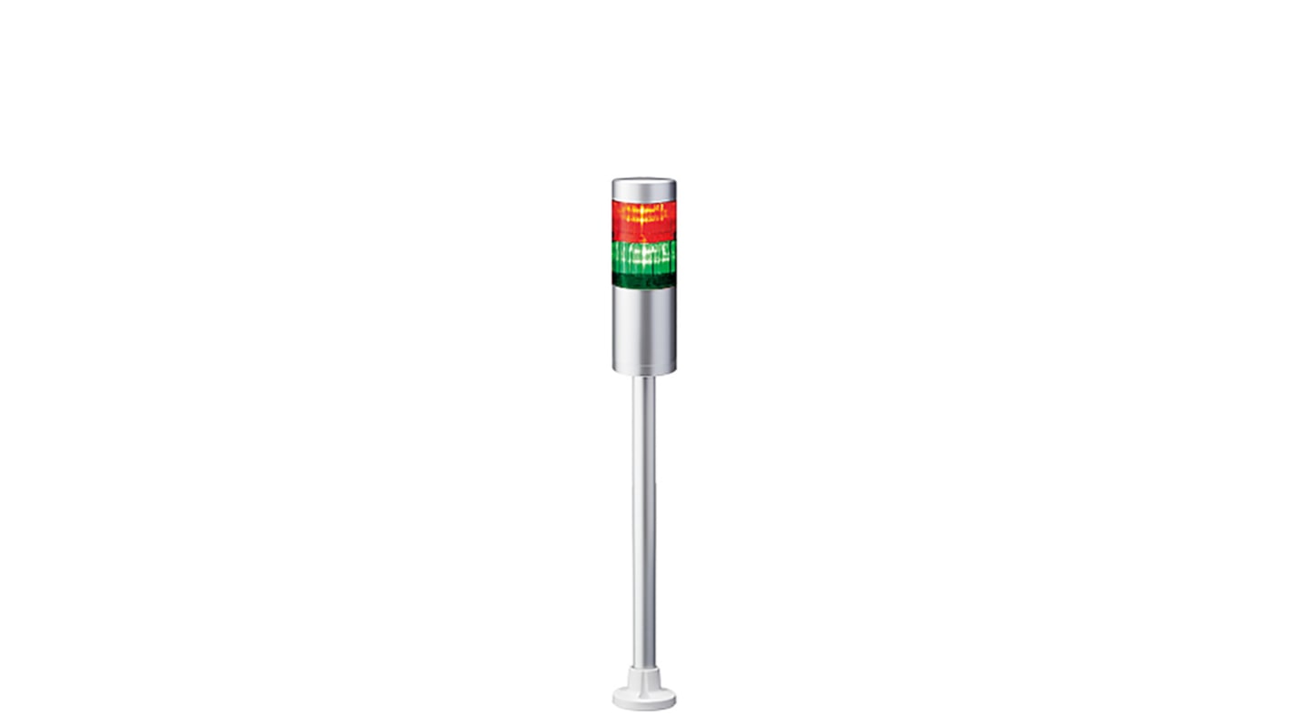 Rs-Online Torretta di segnalazione Patlite 24 V c.c. LED 2 elementi lenti A colori
