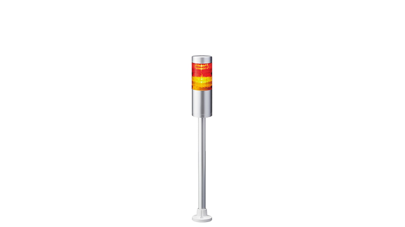 Rs-Online Torretta di segnalazione Patlite 24 V c.c. LED 2 elementi lenti A colori