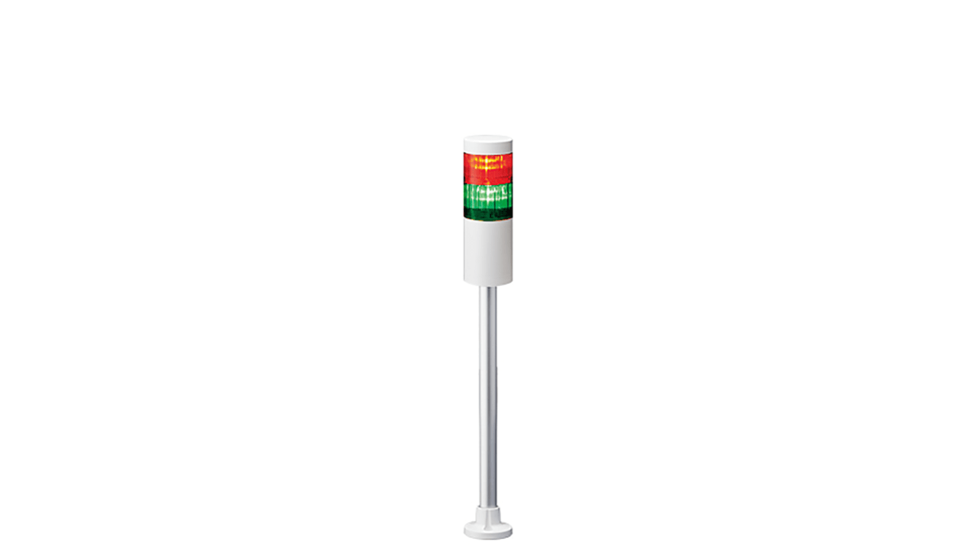 Rs-Online Torretta di segnalazione Patlite 24 V c.c. LED 2 elementi lenti A colori