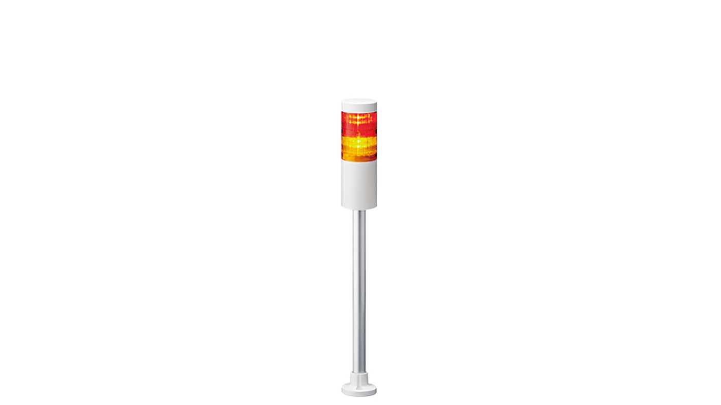 Rs-Online Torretta di segnalazione Patlite 24 V c.c. LED 2 elementi lenti A colori