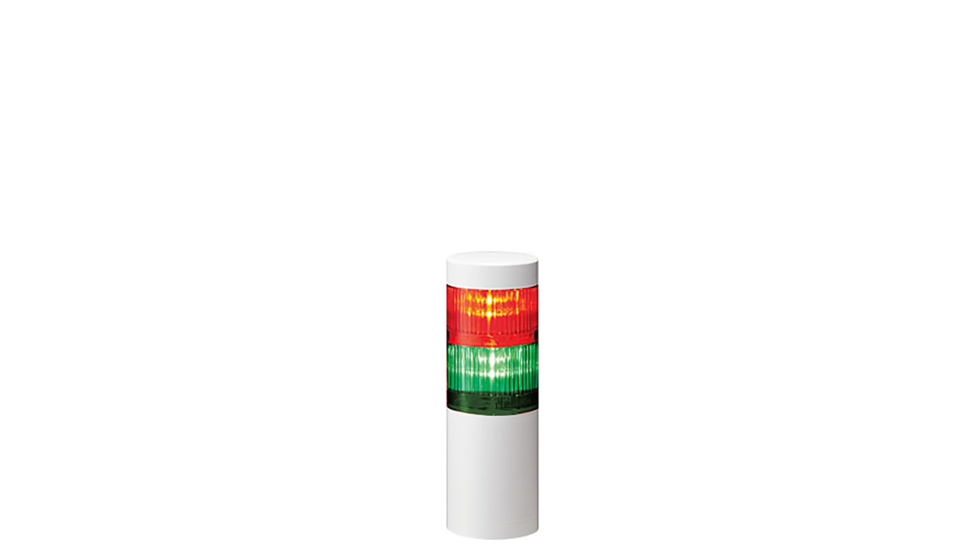 Rs-Online Torretta di segnalazione Patlite 24 V c.c. LED 2 elementi lenti A colori