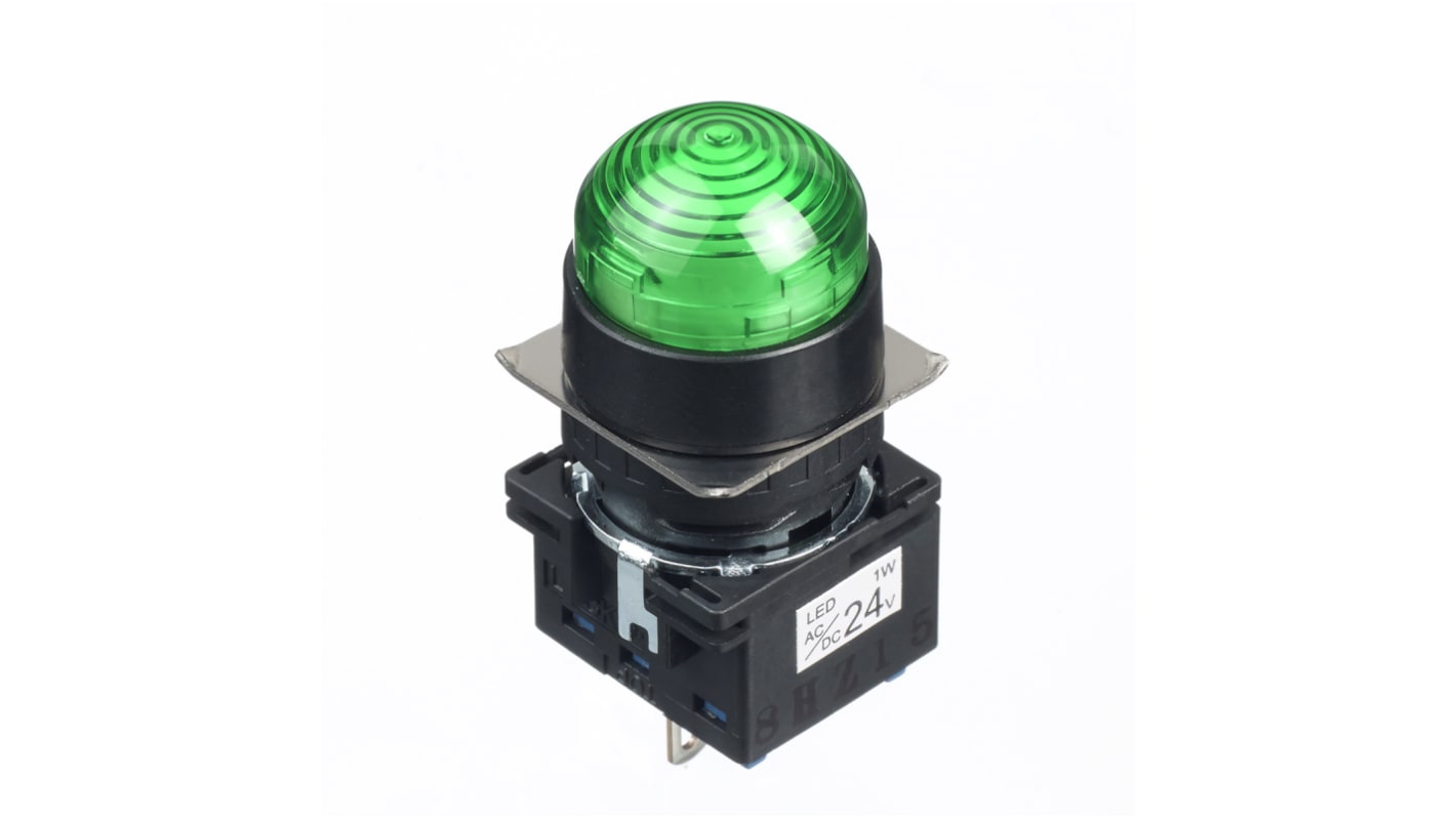 Idec Green Round Push Button Switch