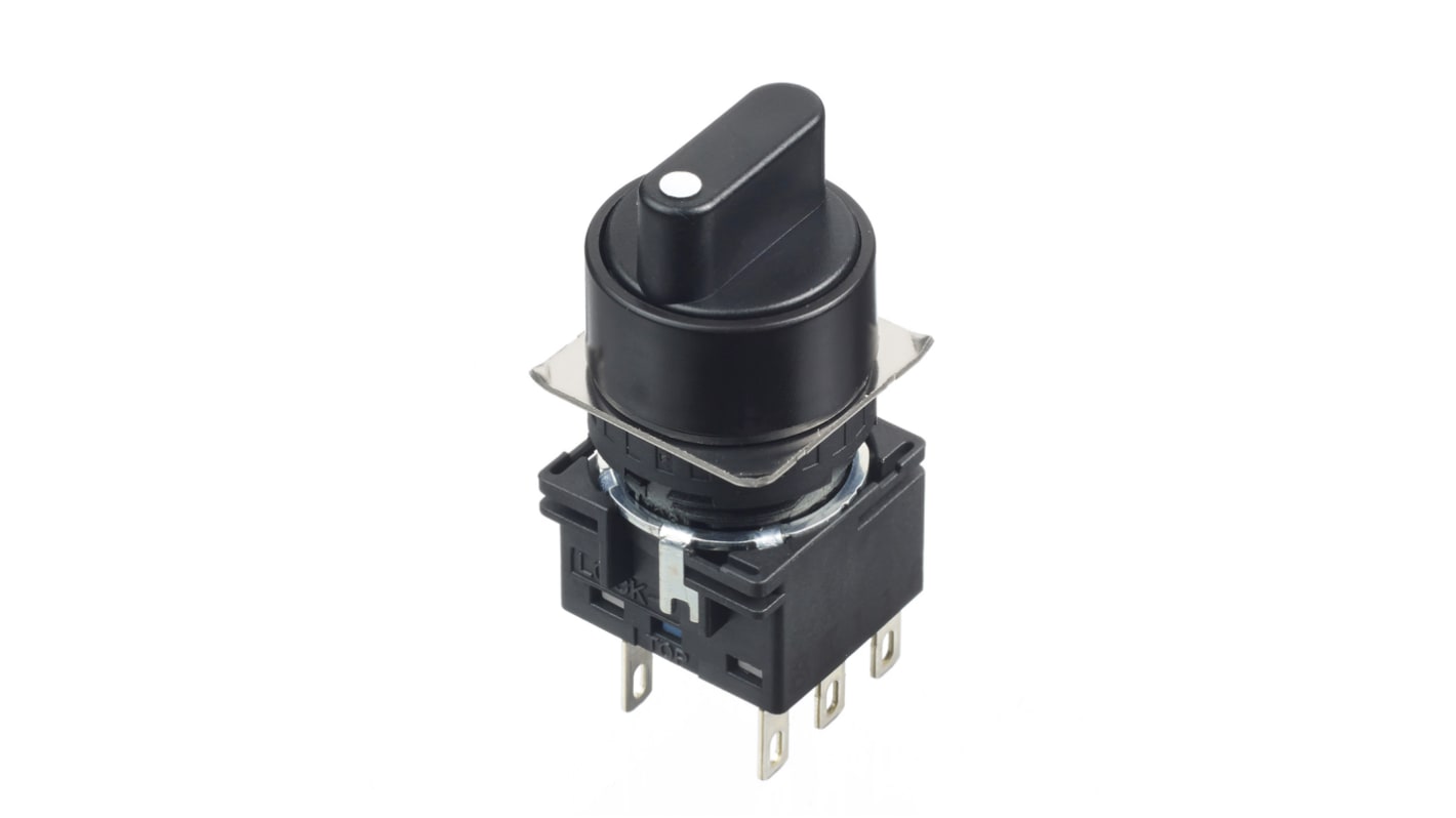 Idec Black Round Push Button Switch
