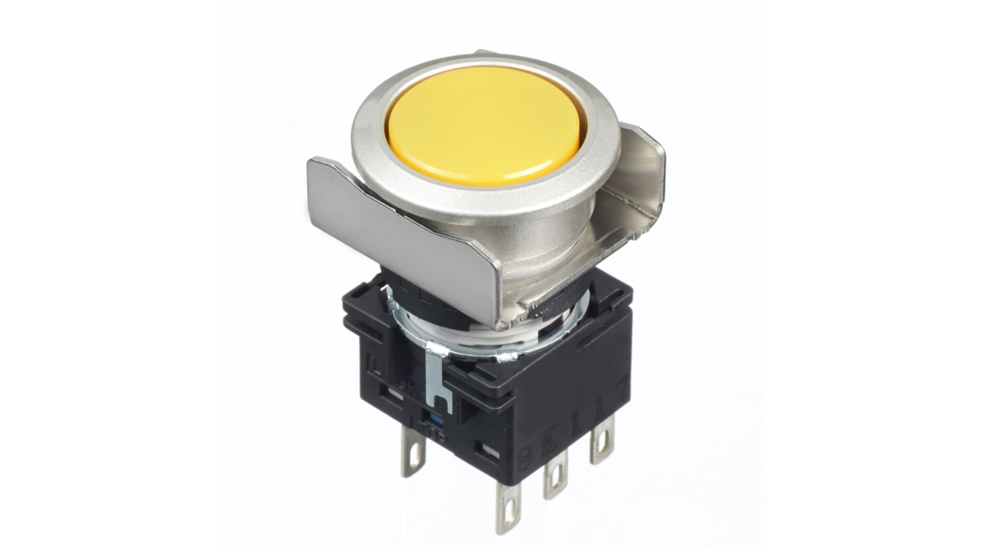 Idec Yellow Round Push Button Switch
