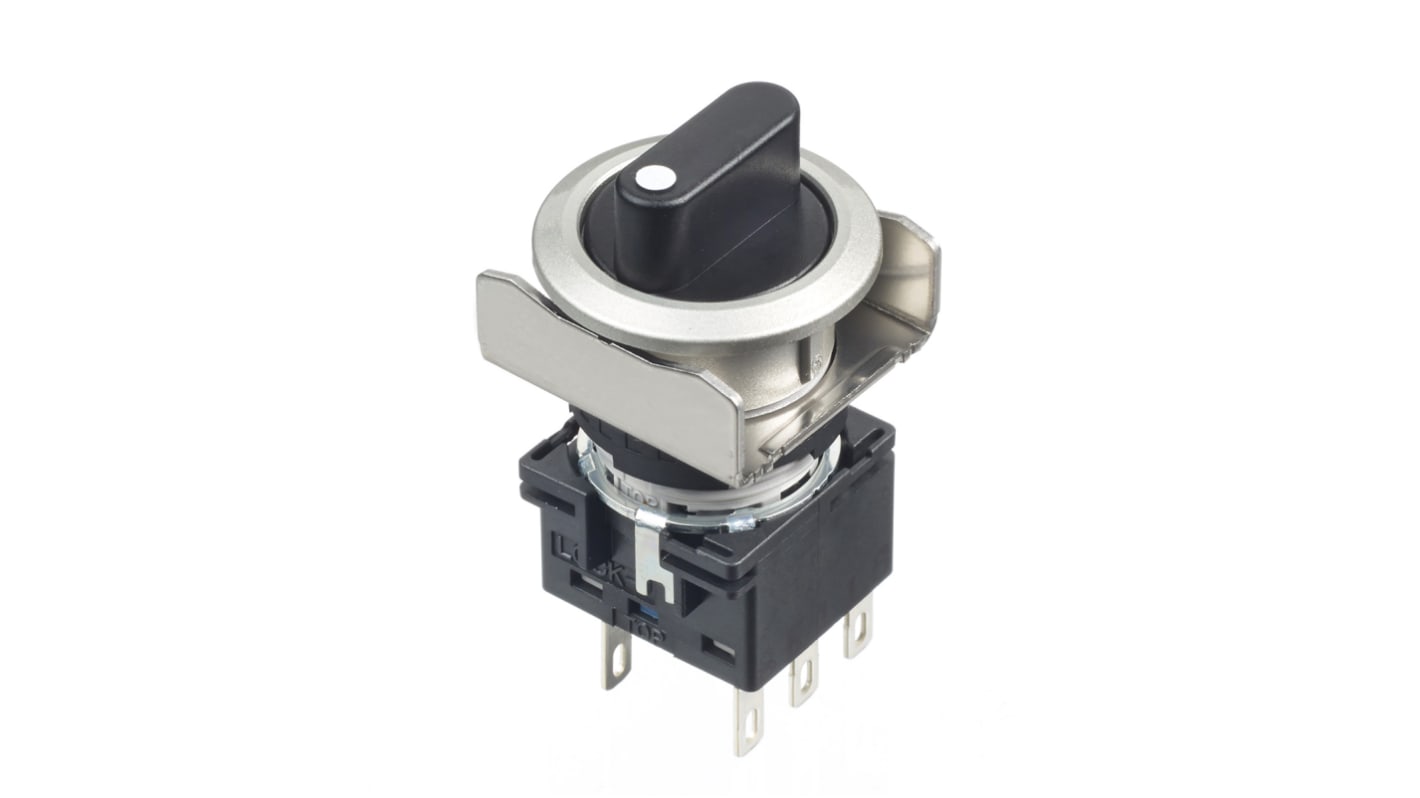 Idec Black Round Push Button Switch