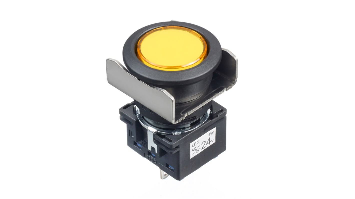 Idec Yellow Round Push Button Switch