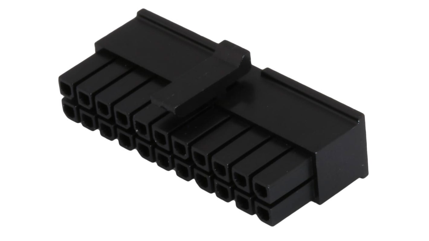 Molex, Micro-Fit 3.0 Female Connector Housing, 3mm Pitch, 22 Way, 2 Row